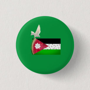 Badge Rond 2,50 Cm Green Free Palestine Watermelon Designs