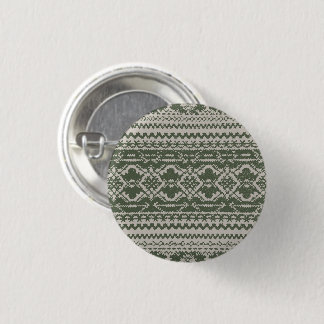 Badge Rond 2,50 Cm Green Sweater Button