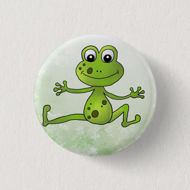Badge Rond 2,50 Cm Grenouille dansante (Devant)
