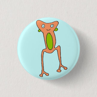 Badge Rond 2,50 Cm Grenouille de pêche
