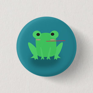 Badge Rond 2,50 Cm Grenouille mignonne