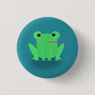 Badge Rond 2,50 Cm Grenouille mignonne