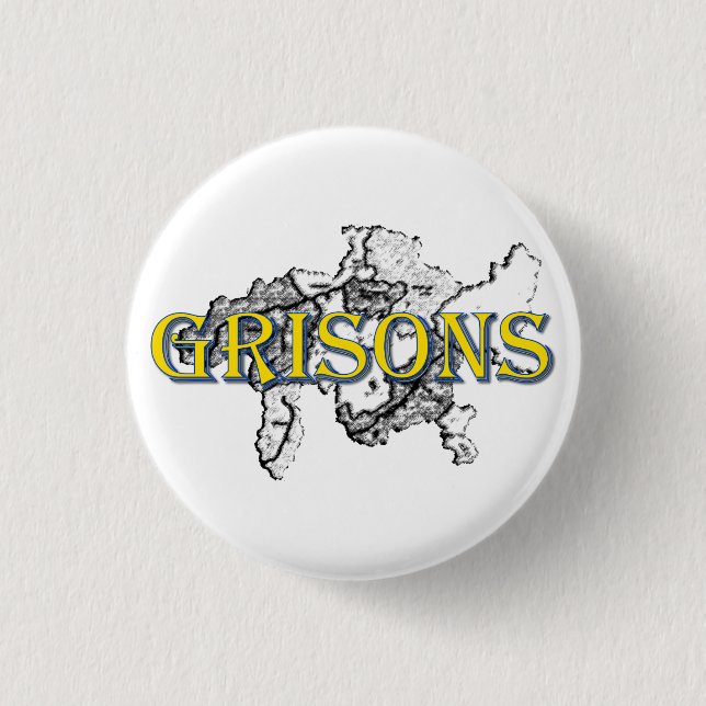 Badge Rond 2,50 Cm Grisons (Devant)