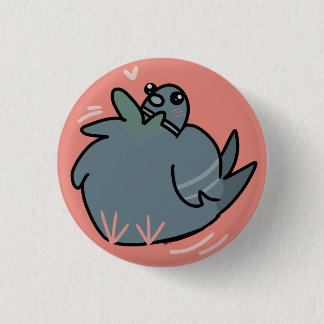 Badge Rond 2,50 Cm Gros pigeon