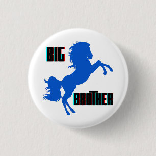 Badge Rond 2,50 Cm Grother Horse Rearing