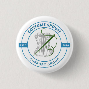 Badge Rond 2,50 Cm Groupe de soutien pour conjoints de personnes en c