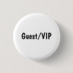 Badge Rond 2,50 Cm Guest/VIP