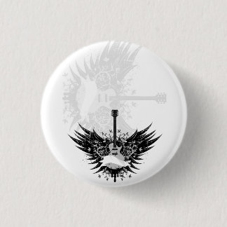 Badge Rond 2,50 Cm Guitar-Angel