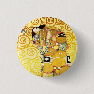 Badge Rond 2,50 Cm Gustav Klimt Fulfillages Amateurs Art