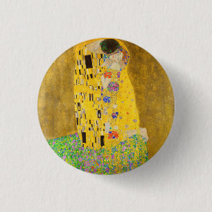 Badge Rond 2,50 Cm Gustav Klimt Le Baiser Beaux-Arts