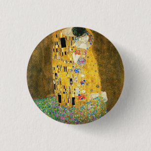 Badge Rond 2,50 Cm Gustav Klimt The Kiss Vintage