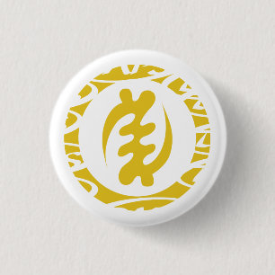 Badge Rond 2,50 Cm Gye Nyame