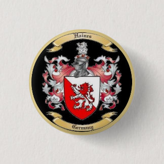 Badge Rond 2,50 Cm Haines Family Crest *