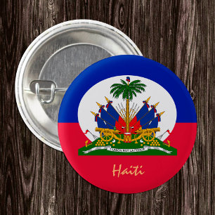 Badge Rond 2,50 Cm Haitian Flag & Haiti fashion, travel /sports