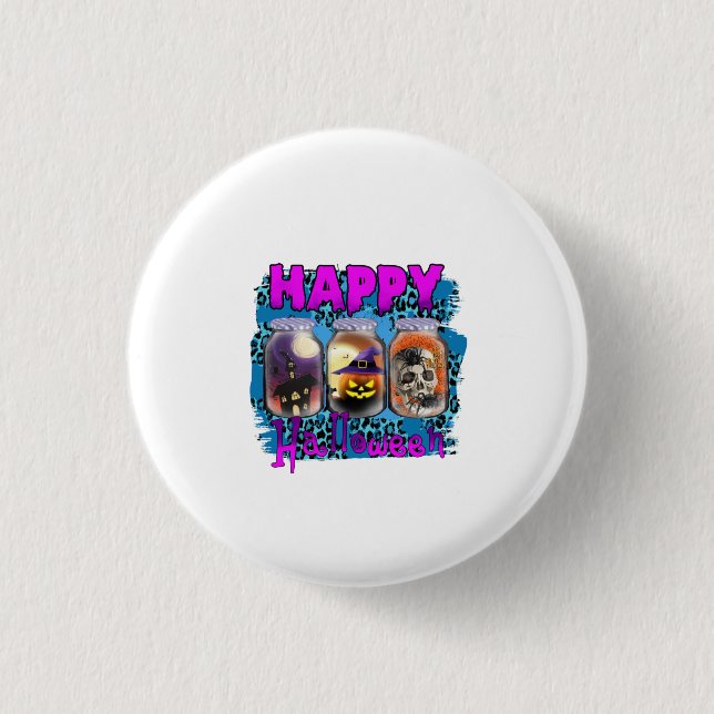 Badge Rond 2,50 Cm Halloween (Devant)