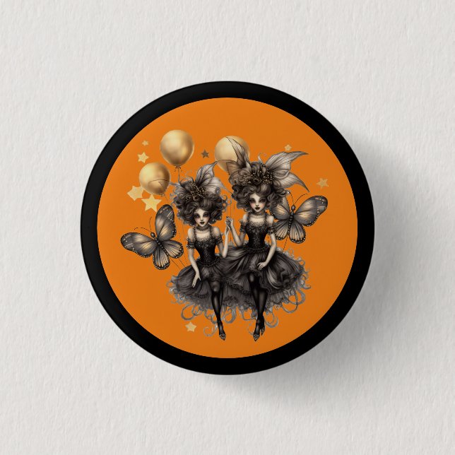 Badge Rond 2,50 Cm Halloween (Devant)