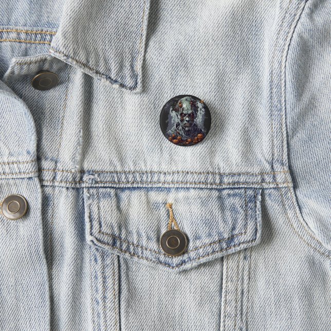Badge Rond 2,50 Cm Halloween (En situation)