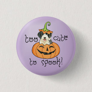 Badge Rond 2,50 Cm Halloween Beardie