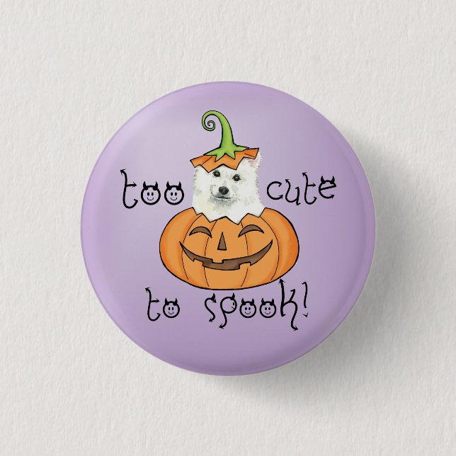 Badge Rond 2,50 Cm Halloween Eskie (Devant)