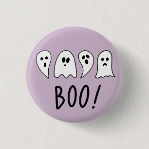 Badge Rond 2,50 Cm Halloween Ghosts Boo