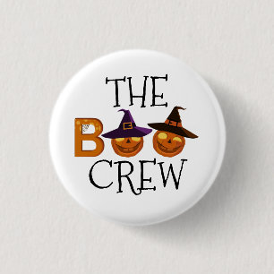 Badge Rond 2,50 Cm Halloween L'Illustration Boo Crew