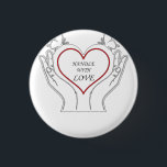 Badge Rond 2,50 Cm Handle With Love<br><div class="desc">Show your love and care with this "Handle With Love" t-shirt — the perfect gift for someone special or a thoughtful reminder for yourself. Made with soft, breathable fabric, this shirt is designed to keep you comfortable while spreading a message of kindness, warmth, and affection. Whether you're gifting it to...</div>