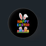 Badge Rond 2,50 Cm Happy Easter Bunny<br><div class="desc">Happy Easter Bunny</div>