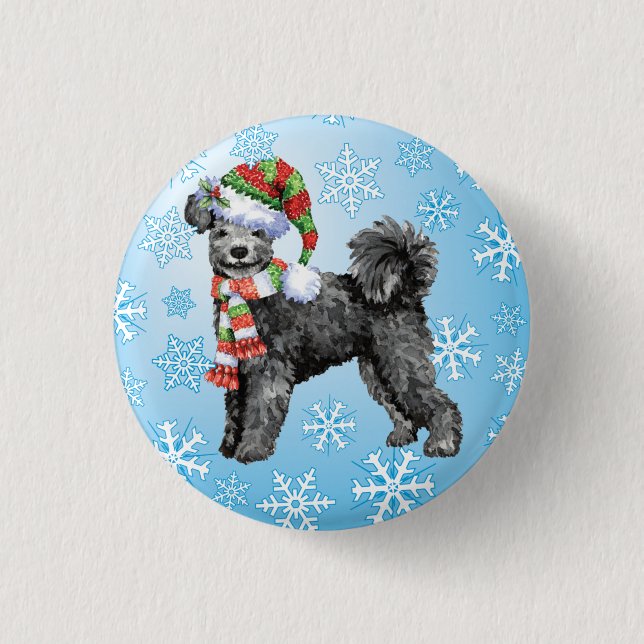 Badge Rond 2,50 Cm Happy Howliday Pumi (Devant)