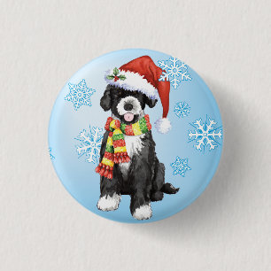 Badge Rond 2,50 Cm Happy Howlidays PWD