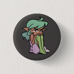 Badge Rond 2,50 Cm Harpie grincheuse