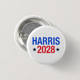 Badge Rond 2,50 Cm Harris 2028 Election Support Kamala pour le présid