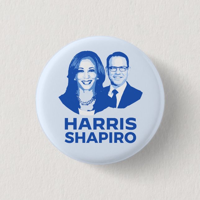 BADGE ROND 2,50 CM HARRIS SHAPIRO (Devant)