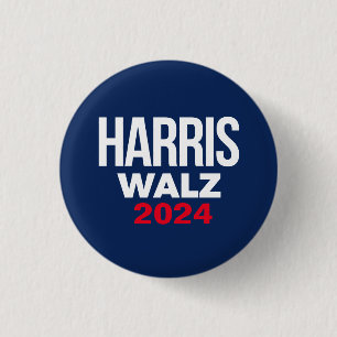 Badge Rond 2,50 Cm Harris Walz 2024
