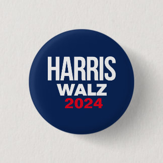 Badge Rond 2,50 Cm Harris Walz 2024