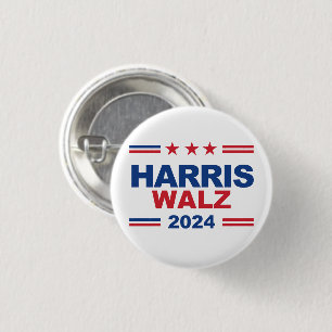 Badge Rond 2,50 Cm Harris Walz 2024