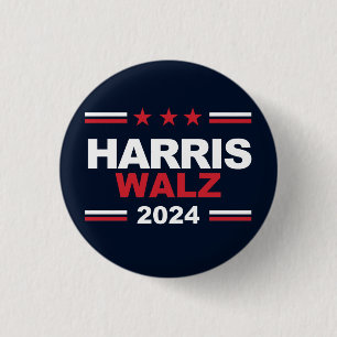 Badge Rond 2,50 Cm Harris Walz 2024