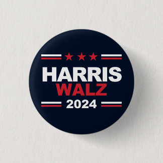 Badge Rond 2,50 Cm Harris Walz 2024