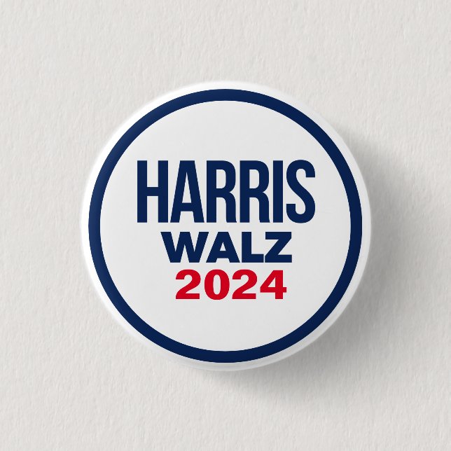 BADGE ROND 2,50 CM HARRIS WALZ 2024 (Devant)