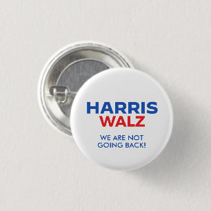 Badge Rond 2,50 Cm Harris Walz 2024 - Nous ne reviendrons pas