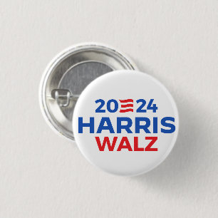 Badge Rond 2,50 Cm Harris Walz en 2024