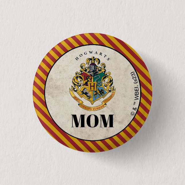 Badge Rond 2,50 Cm Harry Potter | Hogwarts Birthday Mom (Devant)