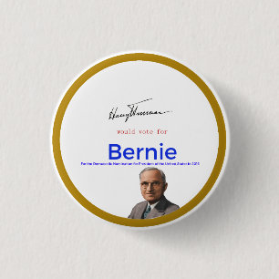 Badge Rond 2,50 Cm Harry S Truman pour des ponceuses de Bernie