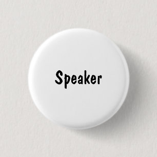 Badge Rond 2,50 Cm Haut-parleur