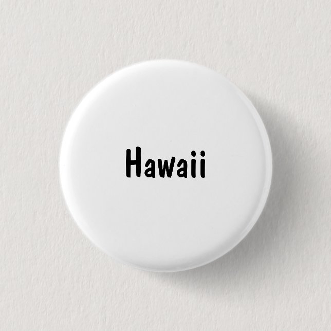 Badge Rond 2,50 Cm Hawaii (Devant)