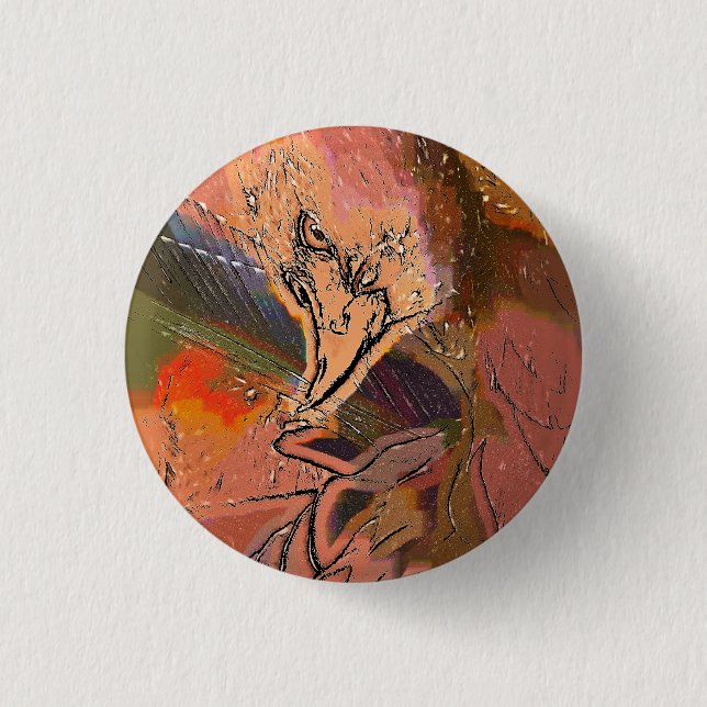 BADGE ROND 2,50 CM HAWK (Devant)