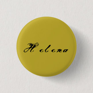 Badge Rond 2,50 Cm Helena d'émission de TV noire orpheline