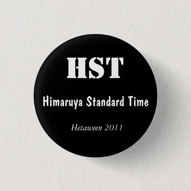 Badge Rond 2,50 Cm Heure d'hiver de Himaruya, Hetaween 2011, le TGV (Devant)