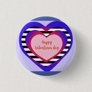 Badge Rond 2,50 Cm Heureuse Sainte-Valentin