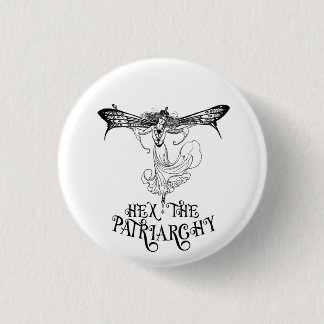 Badge Rond 2,50 Cm Hex The Patriarchy Witchy
