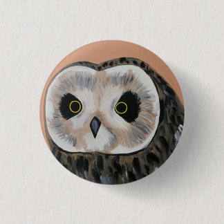Badge Rond 2,50 Cm Hibou